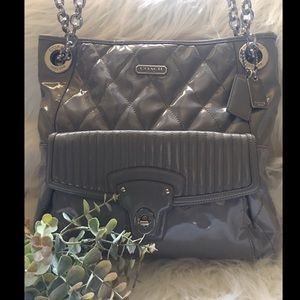 Authentic quilted Coach purse. 🌿